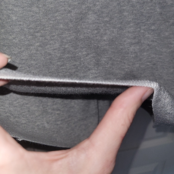 Banana Republic Silk Cotton Blend Buttonup Grey Long Sweater with Pockets - Picture 5 of 5